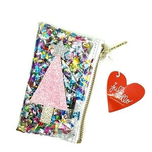 Julie Mollo Christmas keychain clutch